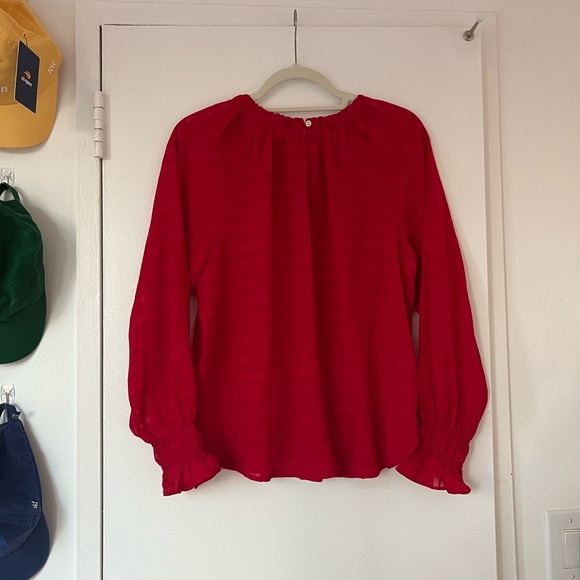 NWT LOFT Holiday Blouse - Picture 5 of 7